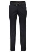 M.E.N.S. pantalon Madrid wol normale fit donkerblauw