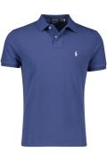 Polo Ralph Lauren polo Custom Slim Fit normale fit donkerblauw effen k...