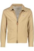 Gant zomerjas wind cheater beige normale fit katoen