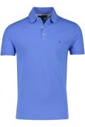 Tommy Hilfiger slim fit polo katoen blauw 3-knoops