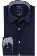 Eterna business overhemd mouwlengte 7 Modern Fit donkerblauw effen 100...