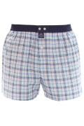 Boxershort geruit Mc Alson blauw katoen