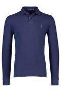 Polo Ralph Lauren polo donkerblauw effen katoen slim fit