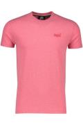 roze Superdry t-shirt gemeleerd