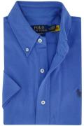 Polo Ralph Lauren casual overhemd korte mouw comfort fit blauw korte m...
