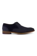 Floris van Bommel nette schoenen navy effen leer