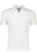 Lacoste polo regular fit wit katoen korte mouw 3-knoops