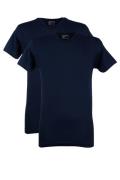 Alan Red t-shirts aanbieding uni katoen donkerblauw