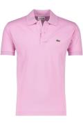 Polo classic fit roze 2-knoops katoen Lacoste