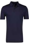 Hugo Boss black polo Press 55 normale fit donkerblauw 3-knoops