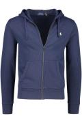 Polo Ralph Lauren vest donkerblauw katoen capuchon