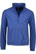 Katoenen Tommy Hilfiger zomerjas blauw waterafstotend normale fit