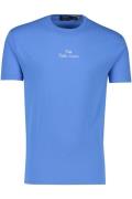 Polo Ralph Lauren t-shirt blauw effen met print classic fit