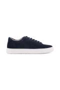 Blackstone sneaker donkerblauw effen laag