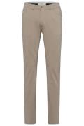 Brax korte slim fit 5-pocket Cosy beige katoen