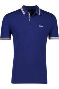 Boss Green Paddy Katoenen polo donkerblauw normale fit