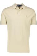 2-knoops Polo Ralph Lauren polo classic fit katoen beige