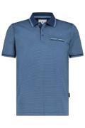 State of Art poloshirt wijde fit blauw