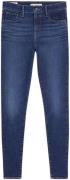 Levi's 720 high-rise super skinny echo chamber blue denim