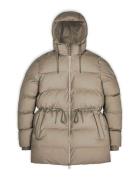 Rains 15370 puffer w jacket taupe