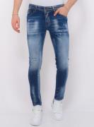 Local Fanatic Paint splash ripped jeans slim fit