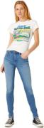 Wrangler High skinny dorothy mid blue jeans