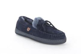 Warmbat Koala dk.navy dames pantoffel (gesloten hiel)