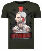 Local Fanatic Conor notorious warrior rhinestone t-shirt