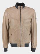 DNR Lederen jack bruin leather jacket 52359/3