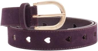 Fabienne Chapot Cut it out heart belt aubergine