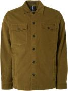 No Excess Overshirt button closure structure moss