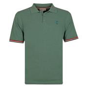 Q1905 Polo shirt bloemendaal grijs