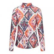 &Co Woman &co women blouse lotte big ikat navy multi