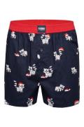 Happy Shorts Wijde kerst boxershort heren xmas wasbeer