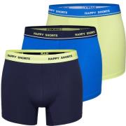 Happy Shorts 3-pack boxershorts heren d907 effen kleuren