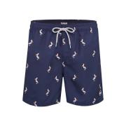 Happy Shorts Zwemshort heren met pelikaan print