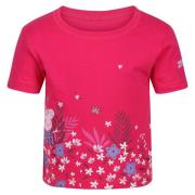 Regatta Childrens/kids peppa pig bloem t-shirt met korte mouwen