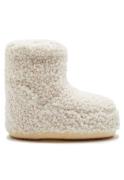 Moon Boot Icon low faux curly boots