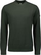 No Excess Pullover high crewneck solid jacqua dark green