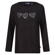 Regatta Dames carlene hearts t-shirt met lange mouwen