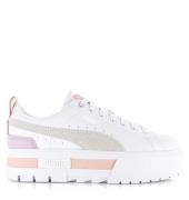 Puma Mayze lth wns | white rose quartz lage sneakers dames