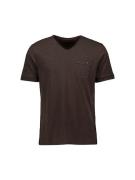 No Excess 23340303 t-shirt v-neck slub