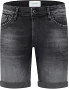 Pure Path The steve skinny fit shorts denim dark grey