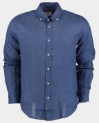 Bos Bright Blue Casual hemd lange mouw 9435900/235