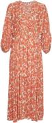 Moss Copenhagen Mschpietra 3 4 dress aop orange flower dessin