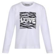 Regatta Kinder/kinder wenbie iii t-shirt met zebraprint en lange mouwe...