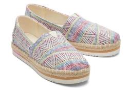 Toms Alpargata platform natural diamond 10019810 3170