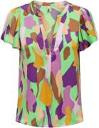 Only Onlcarmen fr s/s v-neck top cs ptm spring bouquet/