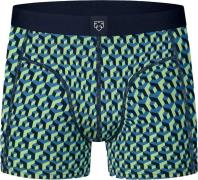 A-dam Boxer briefs blue blocks