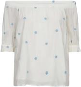 Free Quent Fqstream blouse white chambray blue